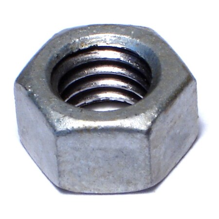 Hex Nut, 3/8-16, Steel, Hot Dipped Galvanized, 30 PK